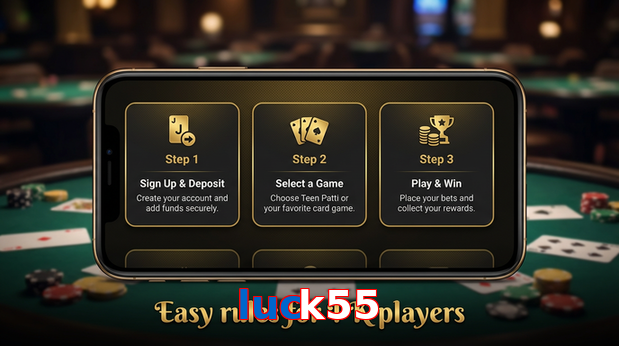 Game list for Luck55 game section